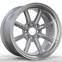 BY-1496 popular design 15 inch 4 hole PCD 114.3 ET10 casting aluminum alloy wheel for car